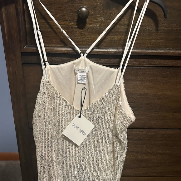 Spring and Mercer sequin top from lord and Taylor - Picture 2 of 5